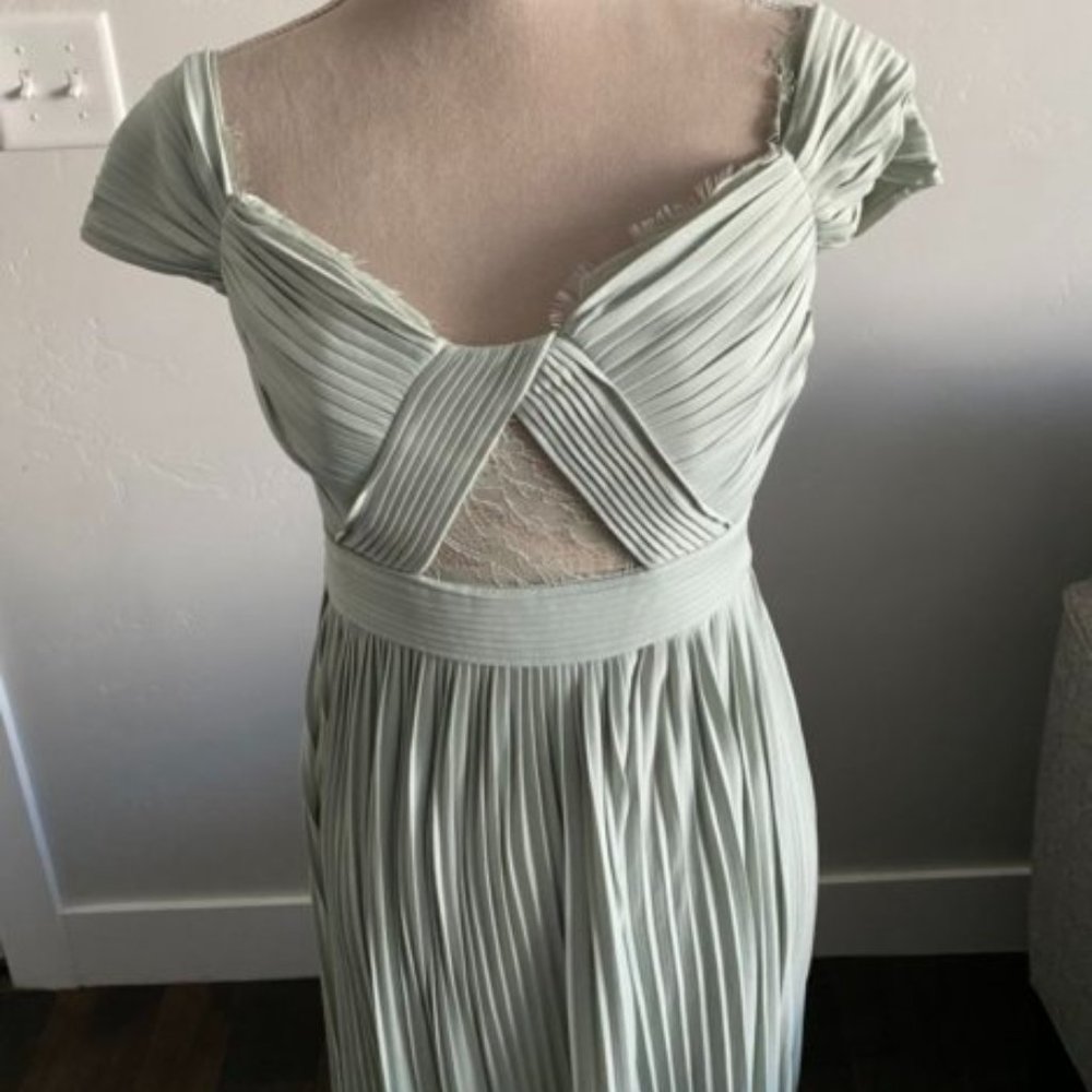 ASOS Premium Fuller Bust Lace and Pleat Dress - Picture 3 of 8